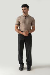 SIDE WINGS KNIT POLO