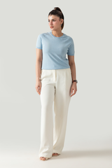 FLAT KNIT SHORT SLEEVE RAGLAN