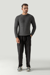 LONG SLEEVE CARDIGAN KNIT RAGLAN UNISEX