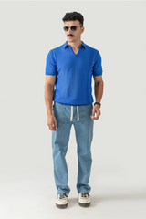 SIDE-D KNIT SKIPPER POLO