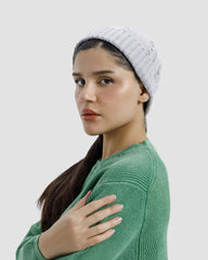 SKY BLUE MUFFLER & BEANIE SET