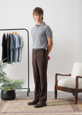 HERITAGE DROP NEEDLE KNIT POLO