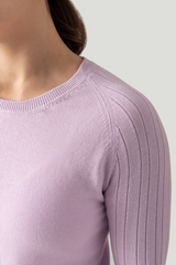 FLAT KNIT LONG SLEEVE RAGLAN