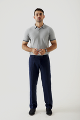 POINTELLE KNIT POLO