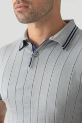 DROP NEEDLE KNIT POLO | Artezan Inc – Artezan Inc. DROP NEEDLE KNIT POLO | Artezan Inc – Artezan Inc.