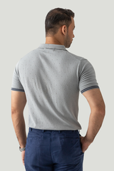 POINTELLE KNIT POLO