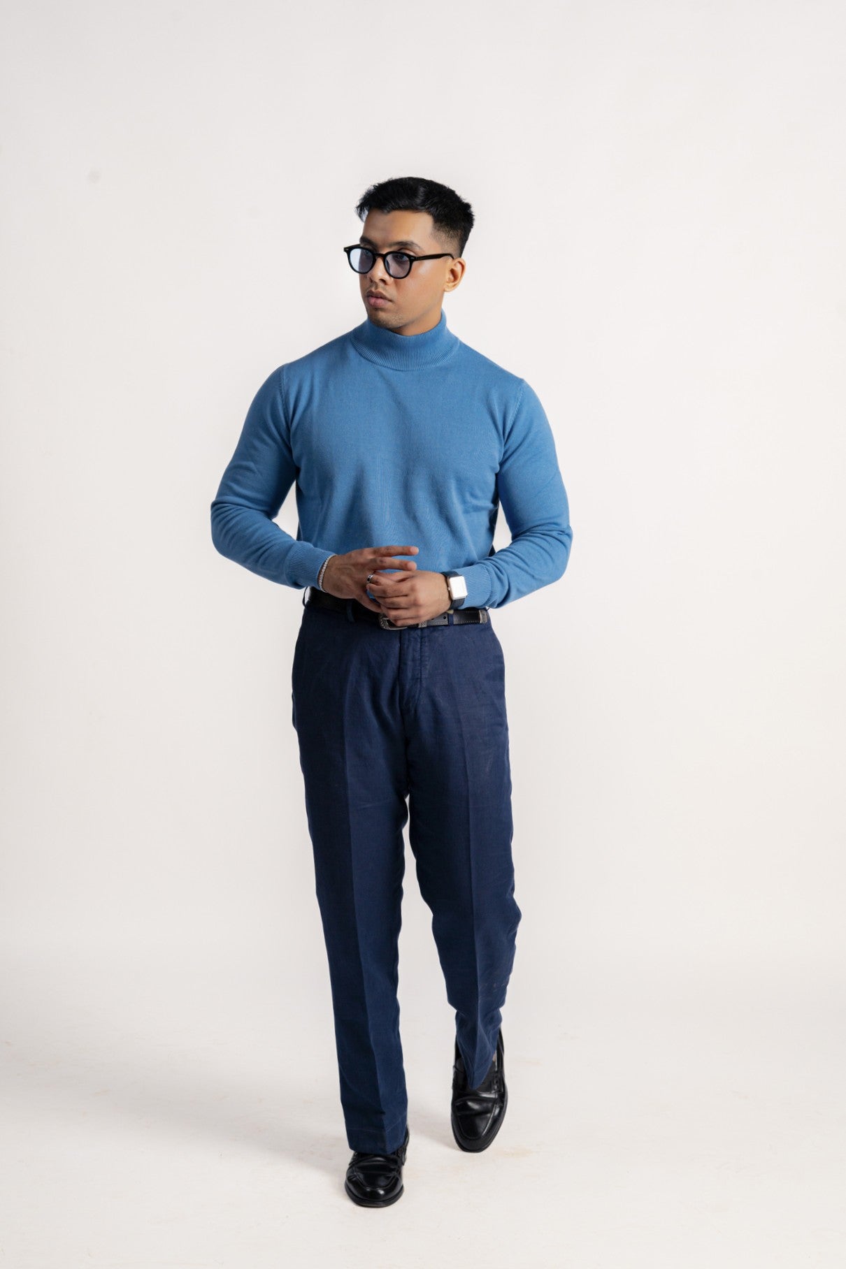 TURTLE NECK KNIT JUMPER