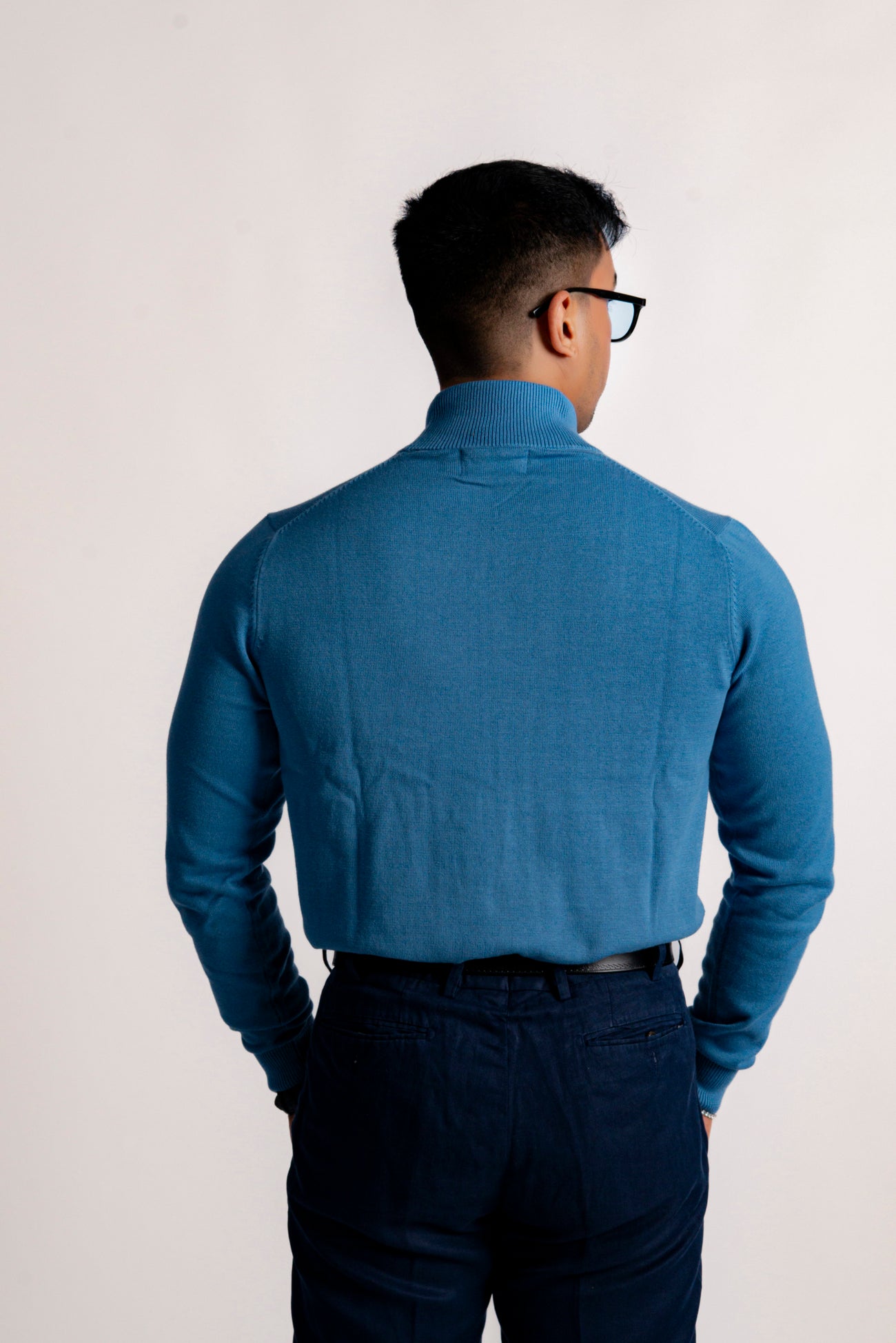 TURTLE NECK KNIT JUMPER