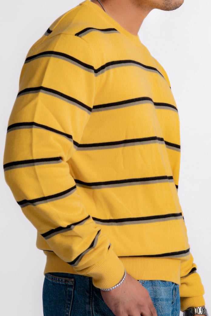 HONEY BEE STRIPED KNIT JUMPER