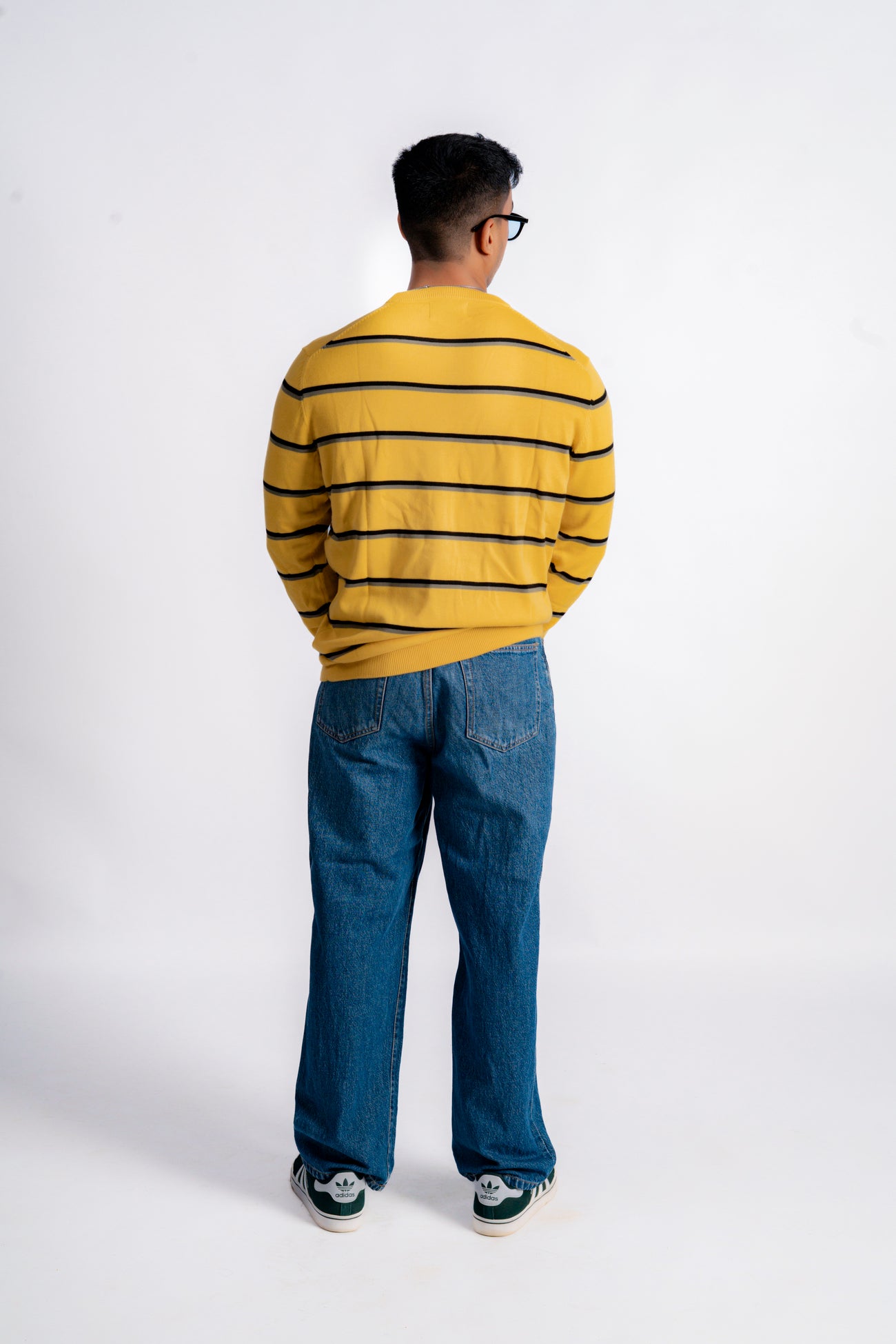 HONEY BEE STRIPED KNIT JUMPER
