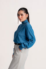 TURTLE NECK KNIT JUMPER