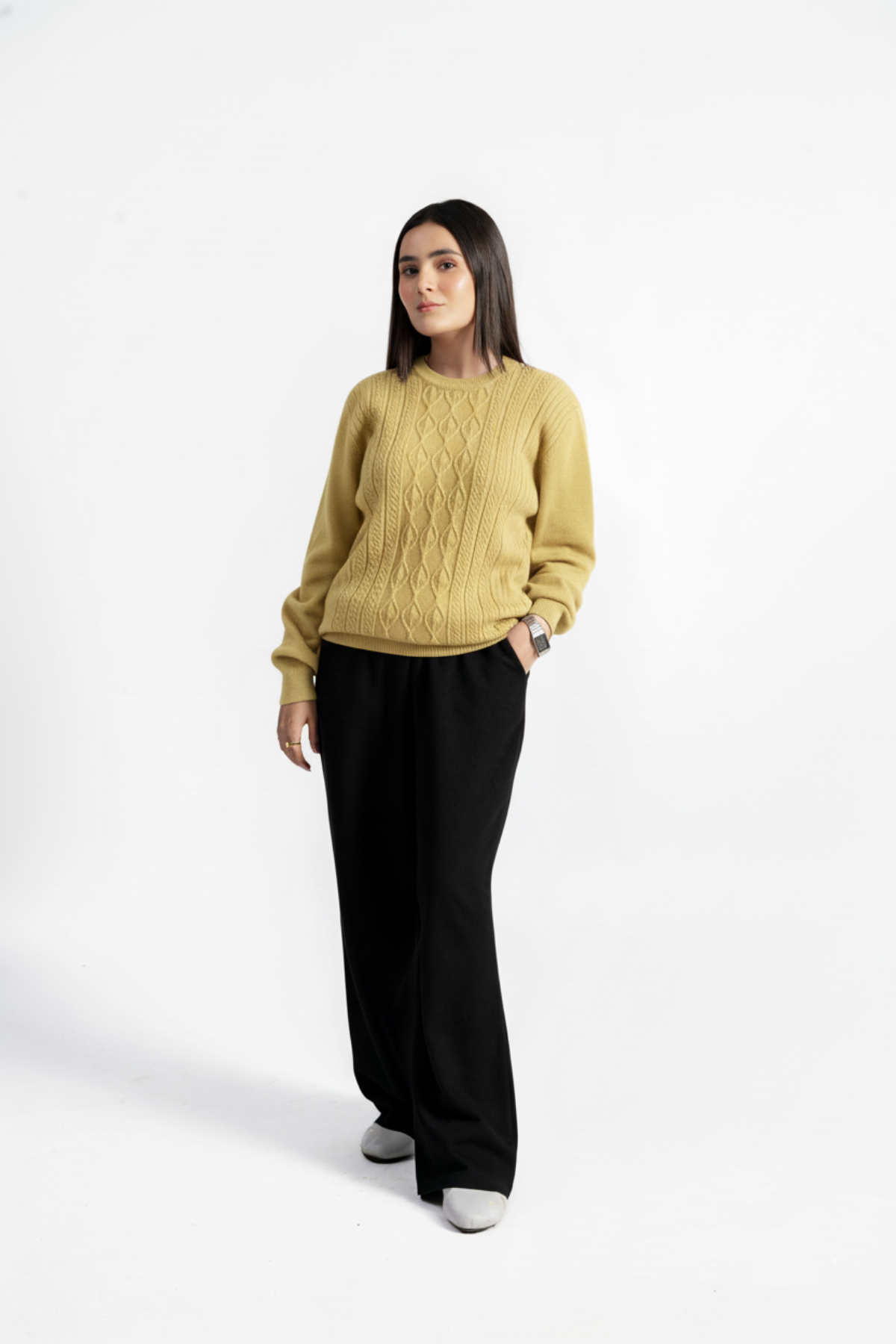 ARAN KNIT JUMPER
