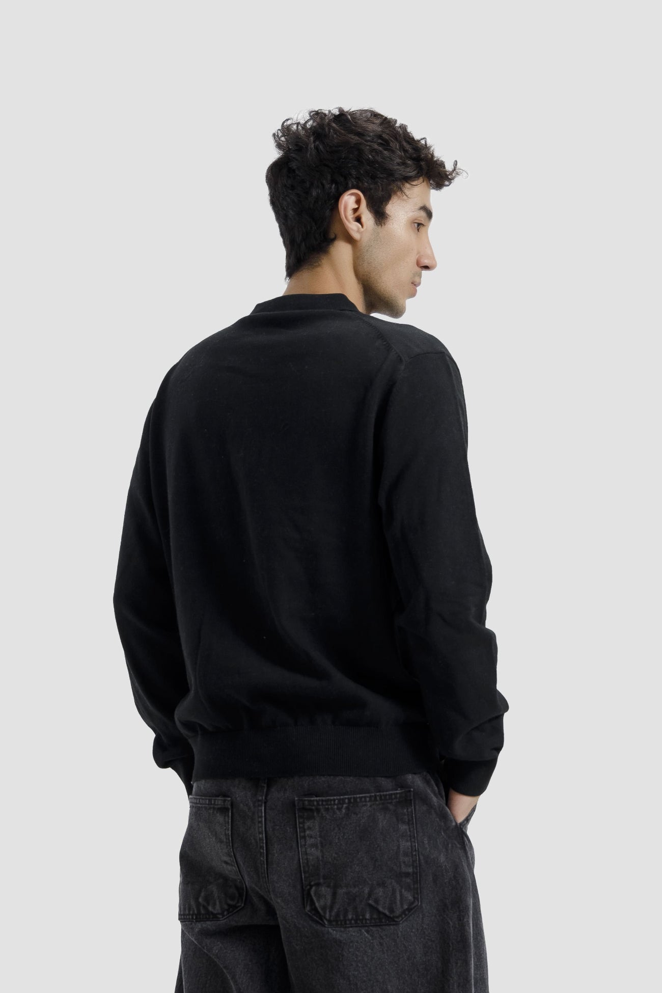 FIVE BUTTON LONG SLEEVE POLO