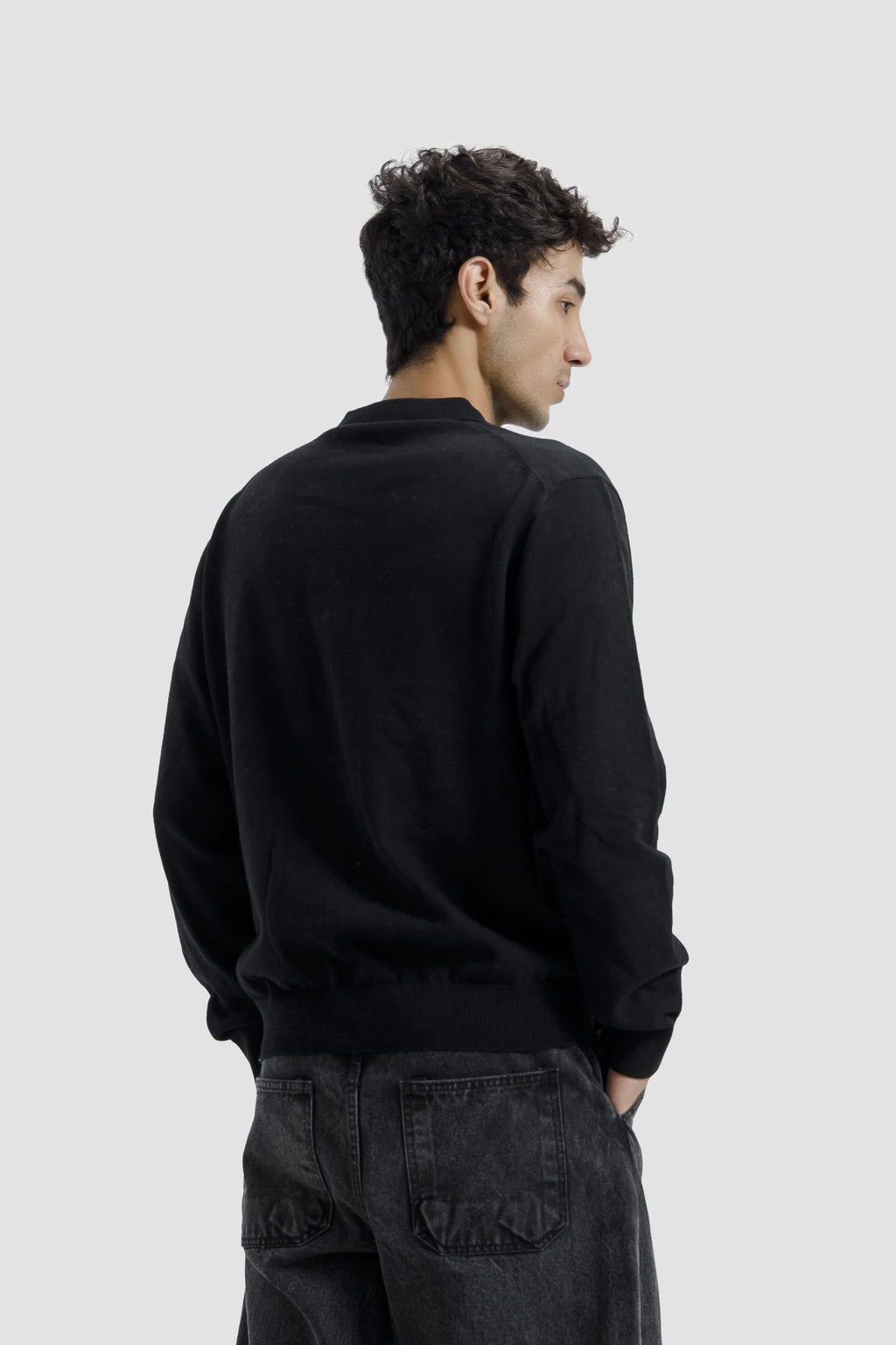 FIVE BUTTON LONG SLEEVE POLO