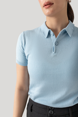 FLAT KNIT POLO