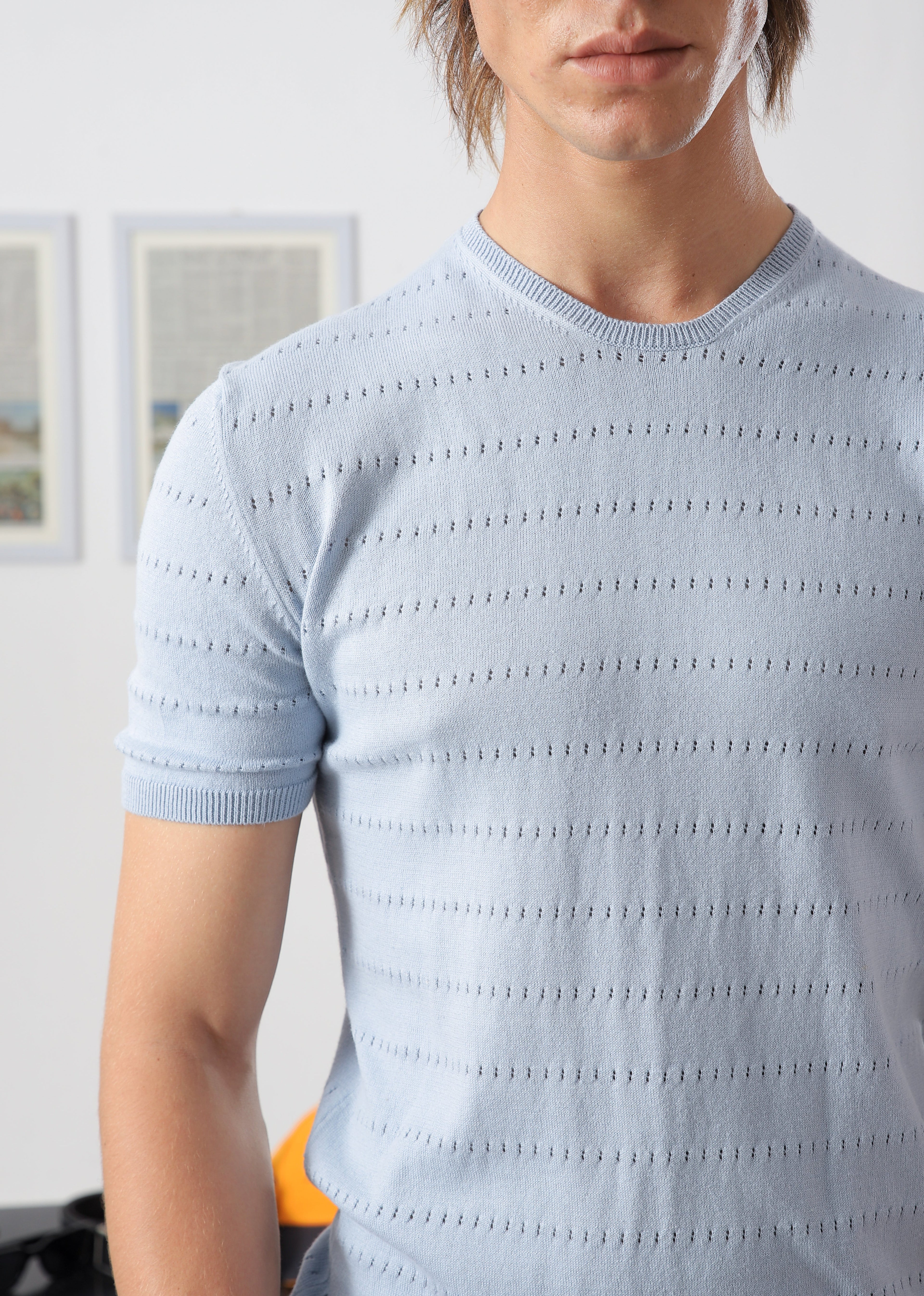 POINTELLE KNIT JUMPER
