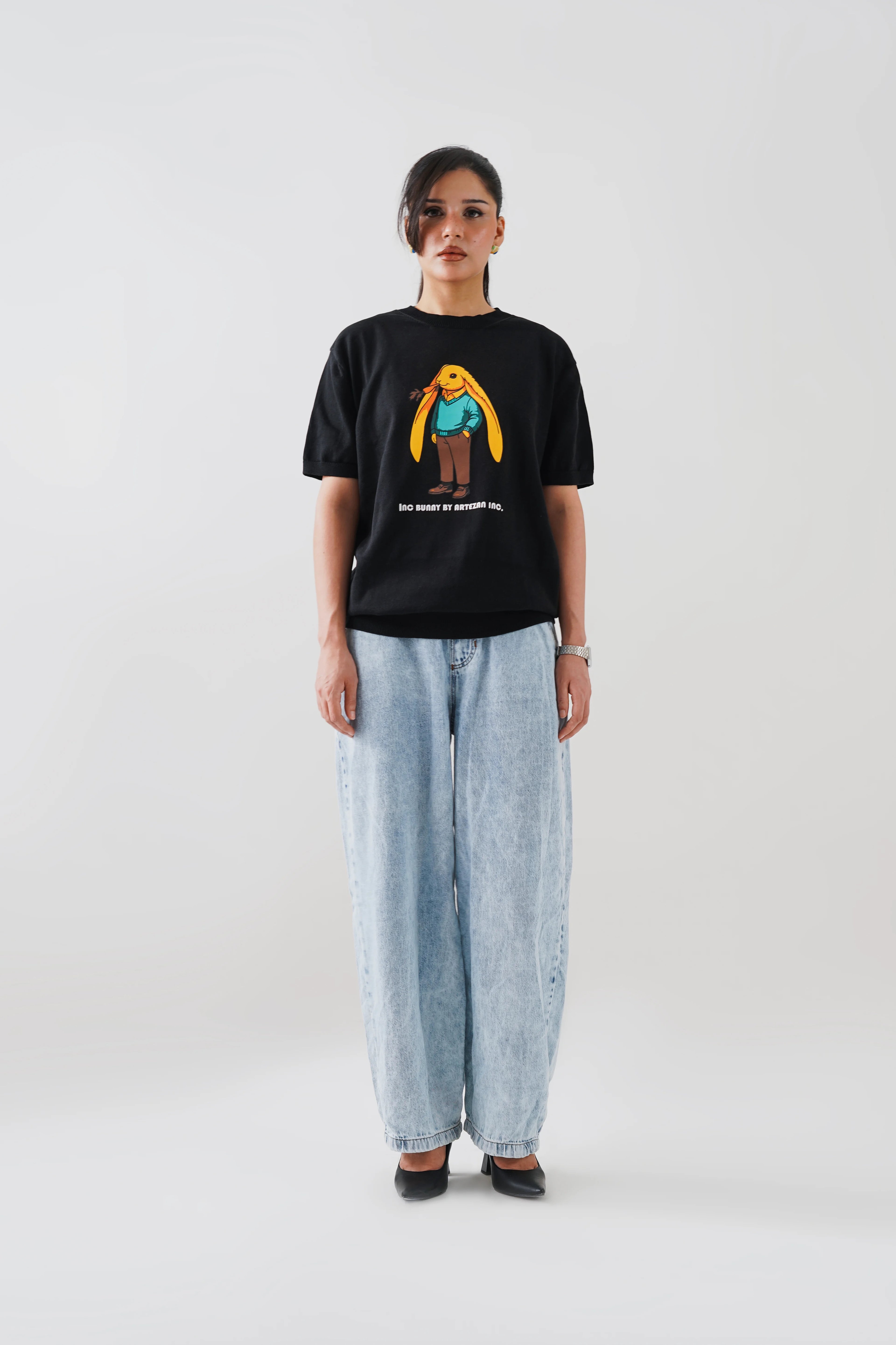 INC. BUNNY KNIT T-SHIRT