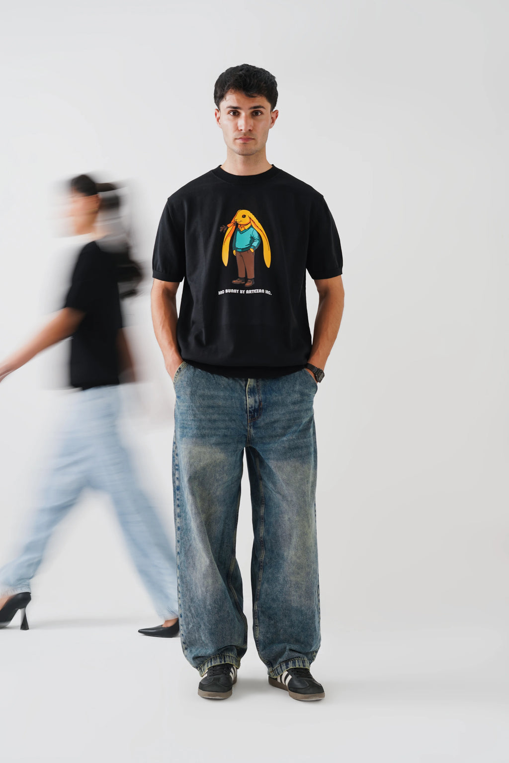 INC. BUNNY KNIT T-SHIRT