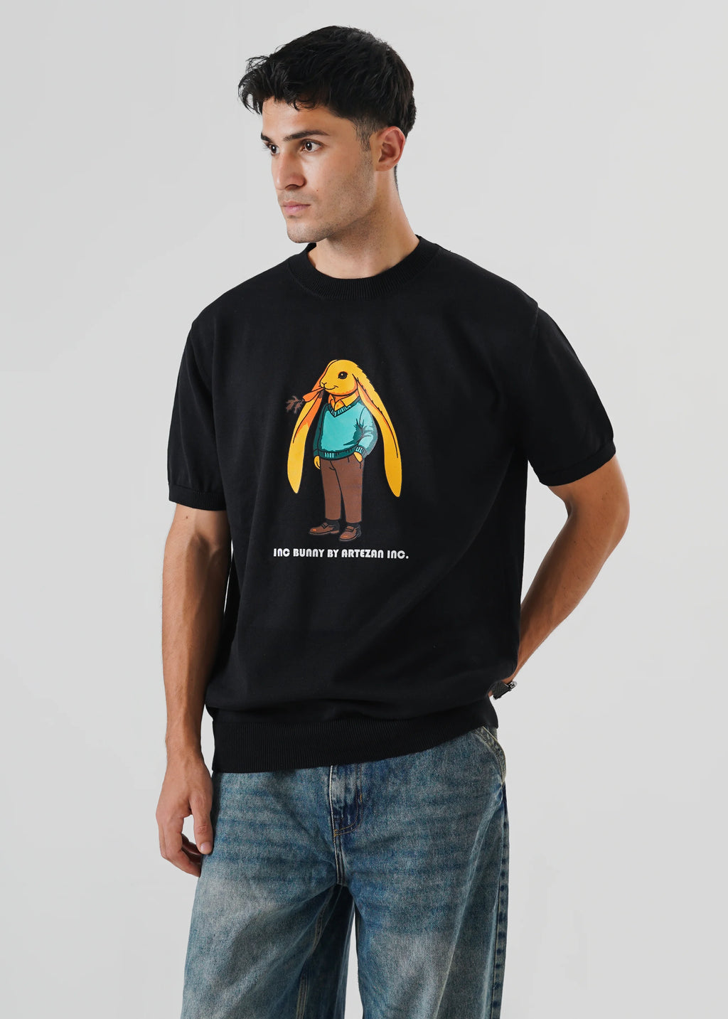 INC. BUNNY KNIT T-SHIRT
