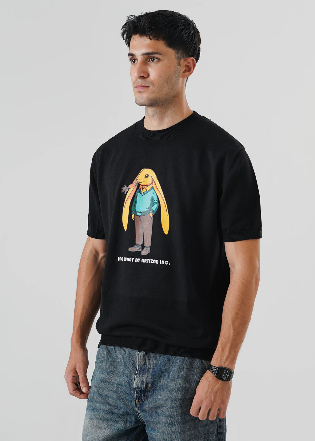 INC. BUNNY KNIT T-SHIRT