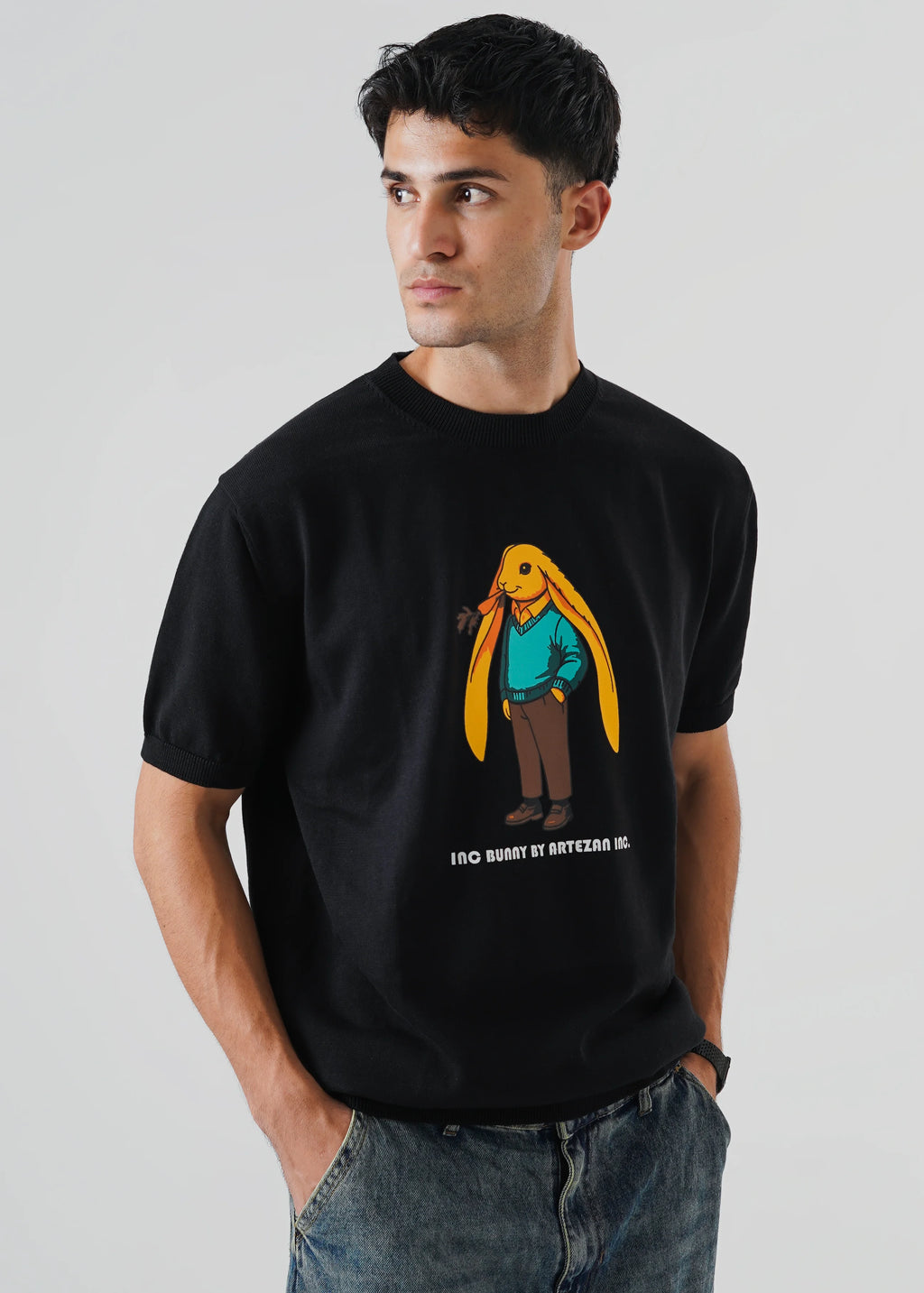 INC. BUNNY KNIT T-SHIRT