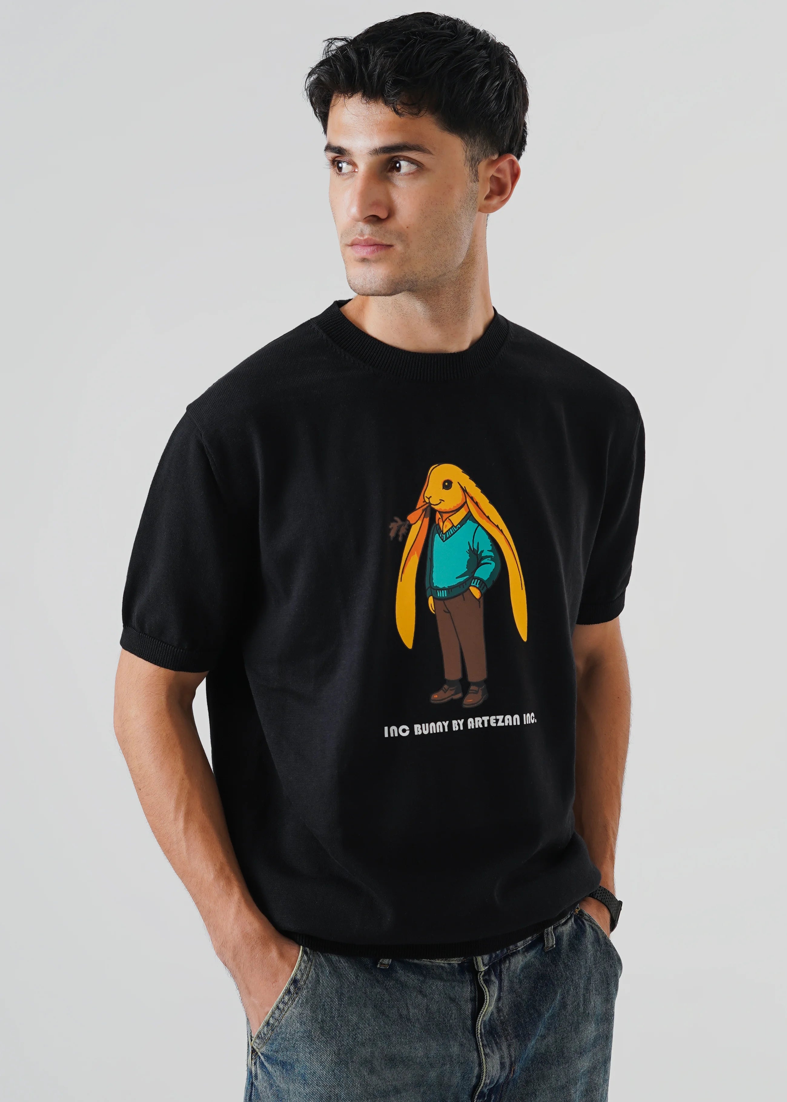 INC. BUNNY KNIT T-SHIRT