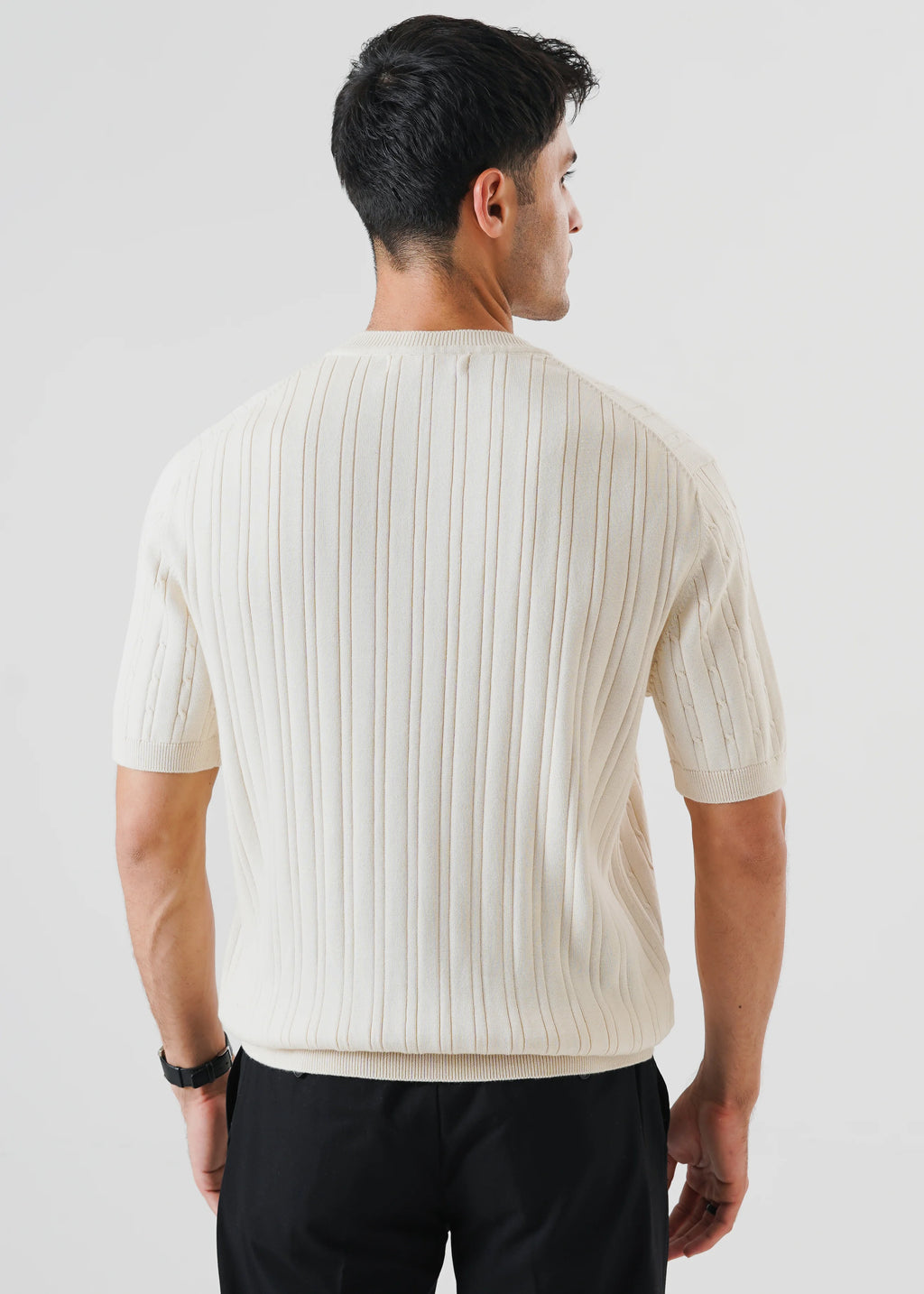 CABLE KNIT T-SHIRT KORA