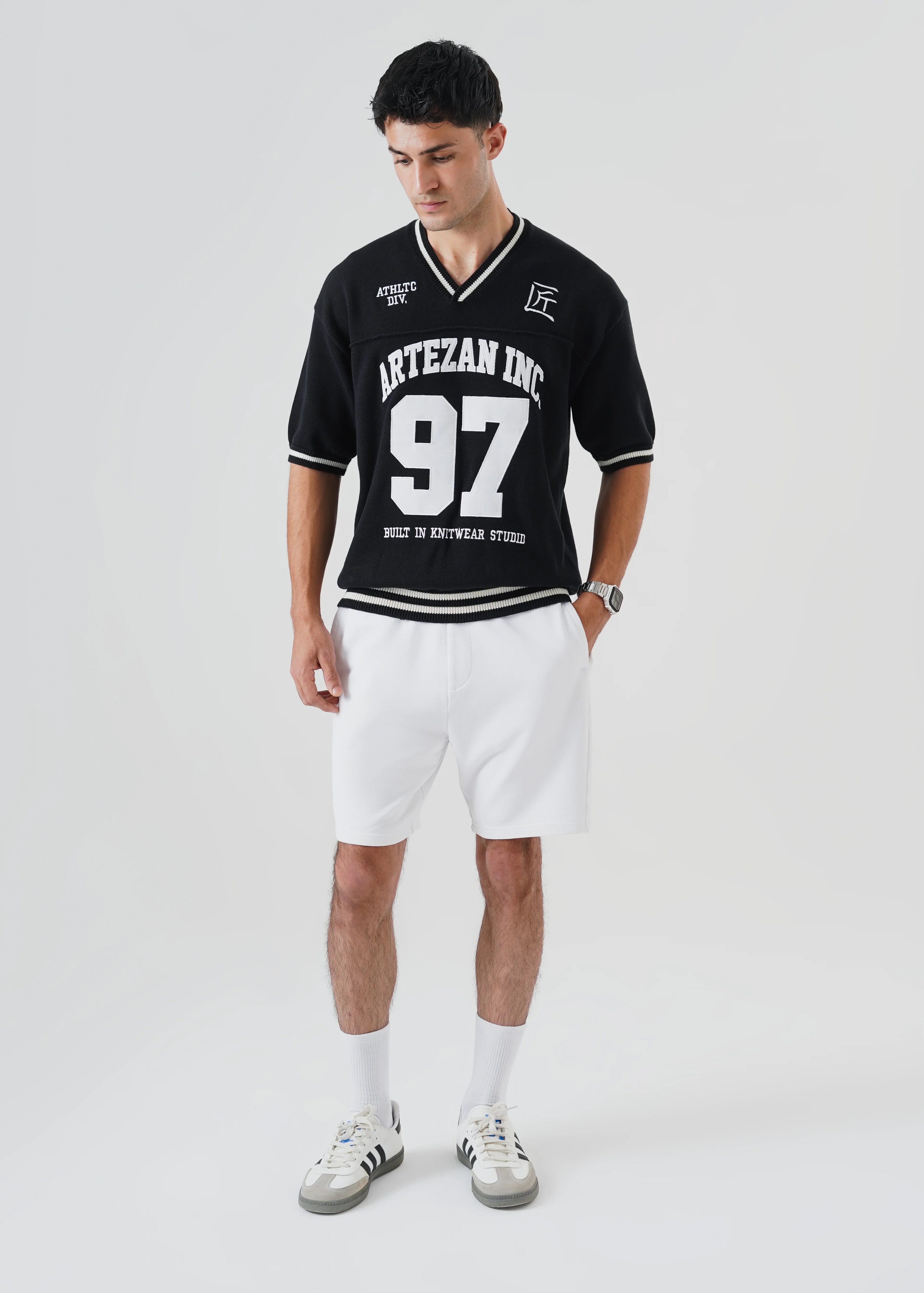 KNITTED 97 JERSEY OVERSIZED T-SHIRT