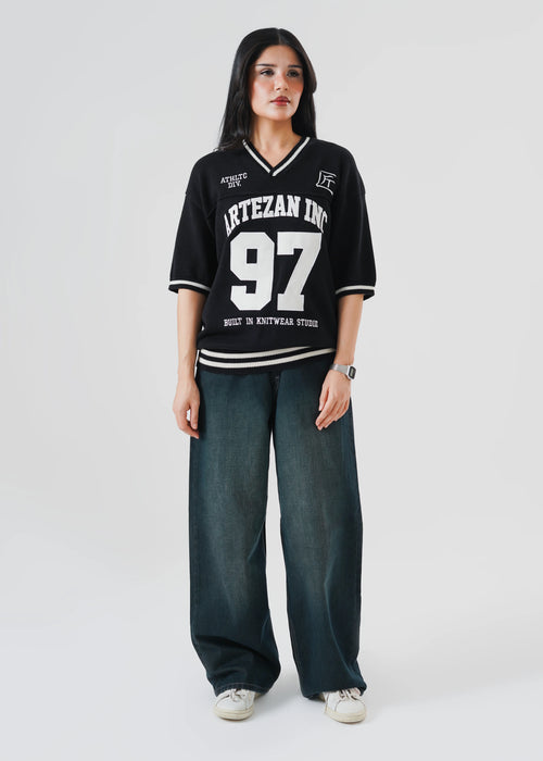 KNITTED 97 JERSEY OVERSIZED T-SHIRT