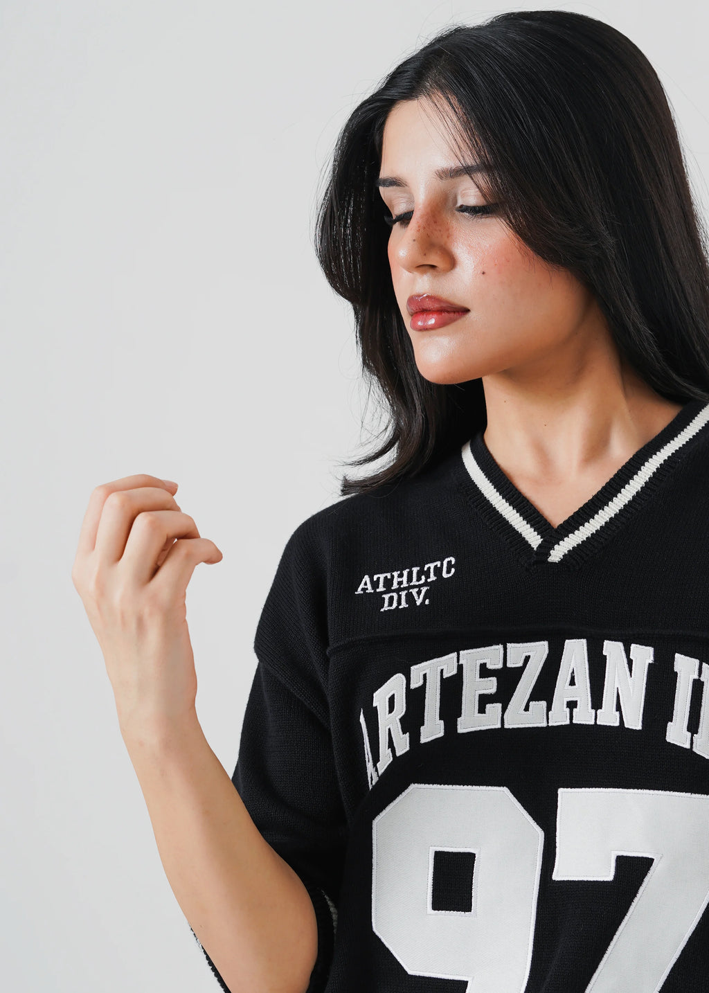 KNITTED 97 JERSEY OVERSIZED T-SHIRT