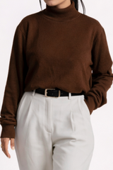 TURTLE NECK KNIT JUMPER